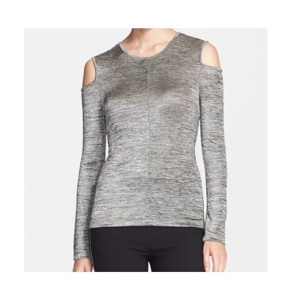 Silver Rag&bone Open Shoulder Shirt - Picture 2 of 6